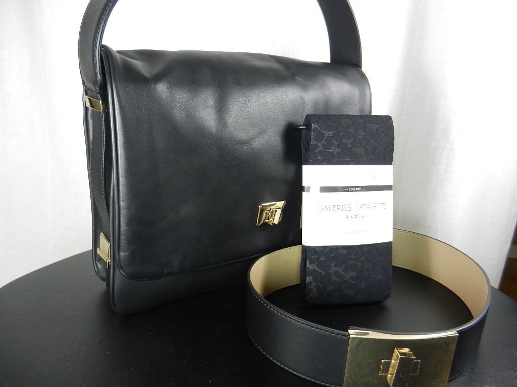 sac_ceinture_cuir_noir_boucle_dorée