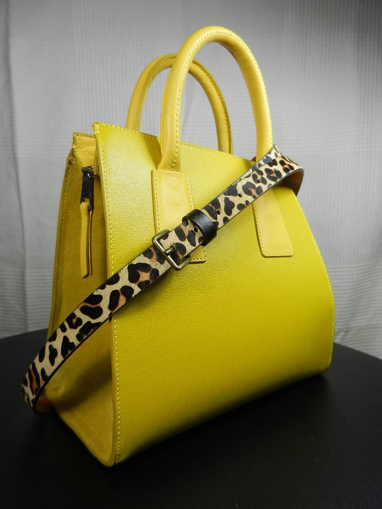 sac jaune ceinture léo