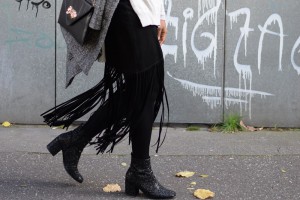 detail bottines a paillettes