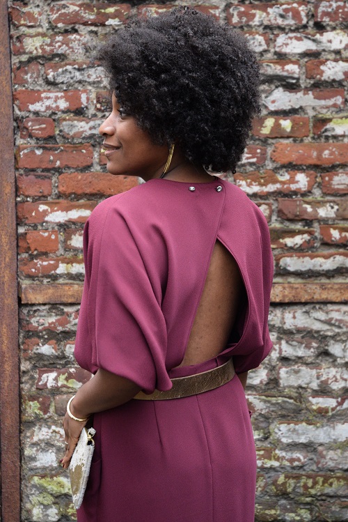 tenue de fête de dos