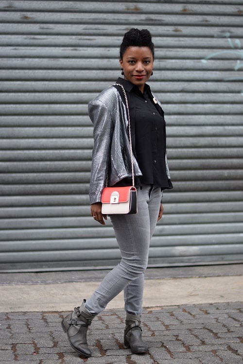 veste sequins entier