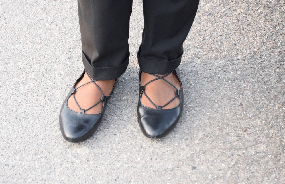 chaine de corps ballerines lacées