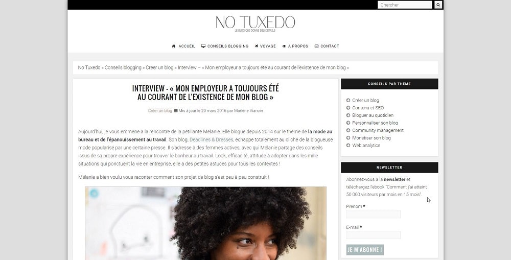 on parle de deadlines & dresses - no tuxedo