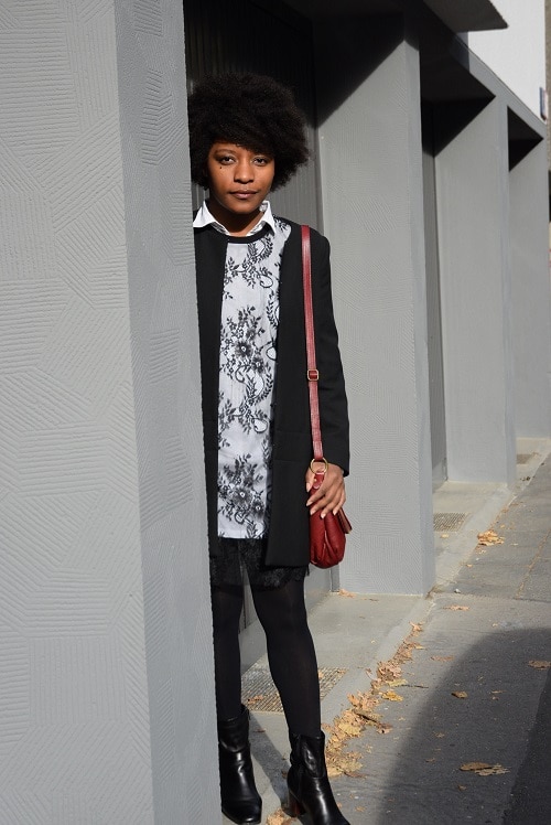 robe-en-dentelle-manteau-noir-sac-rouge