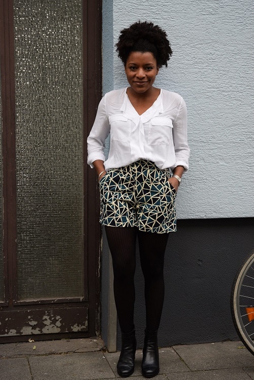 short de ville et chemise